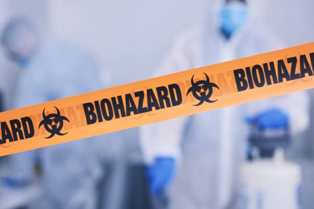 Professional Blood Cleanup technician working in Clayton, IN
